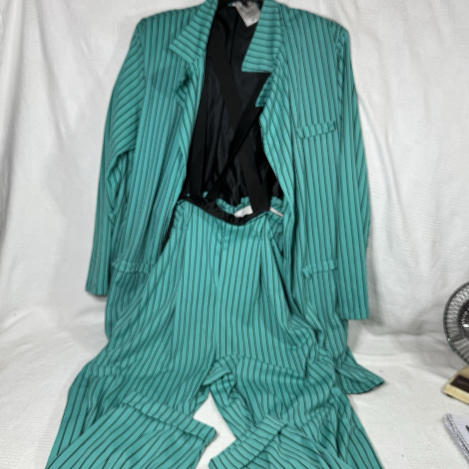 Pony Express Creation Wizard Magician Mob Cape Long Jacket Suspenders Costume